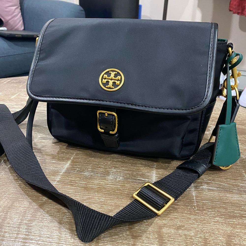 Brand New Tory Burch Piper Nylon Crossbody Bag